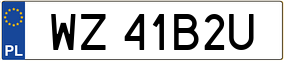 Truck License Plate